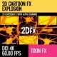 2D Cartoon FX (Explosion Set 8) - VideoHive Item for Sale
