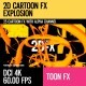 2D Cartoon FX (Explosion Set 9) - VideoHive Item for Sale