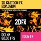 2D Cartoon FX (Explosion Set 10) - VideoHive Item for Sale