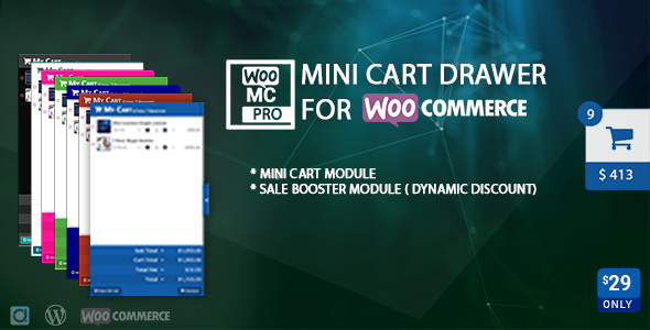 Free download Mini Cart Drawer For WooCommerce