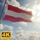Austria Flag on a Flagpole - 4K - VideoHive Item for Sale