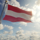 Austria Flag on a Flagpole - VideoHive Item for Sale