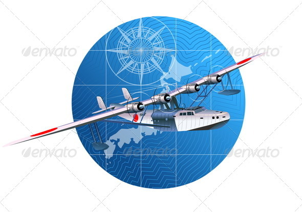 Retro Hydroplane - Travel Conceptual