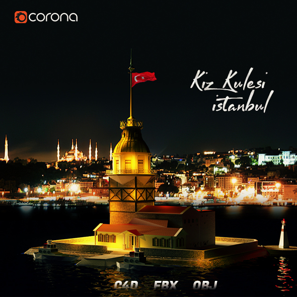 Kiz Kulesi Istanbul - 3Docean 26785091