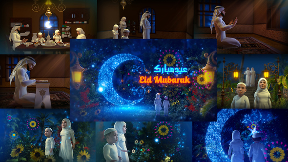 Ramadan Eid Mubarak 3D Opener by Johan_Syah | VideoHive