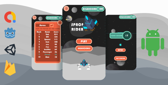 Space Rider - ADMOB + UNITY ADS