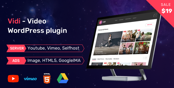 Vidi – Video WordPress Plugin