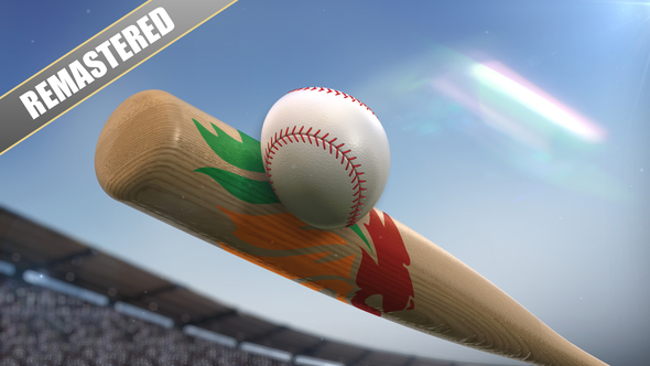 Baseball Logo On Bat