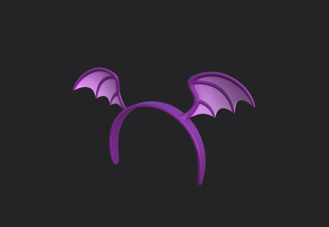 Bat Wing Headband by BariaCG | 3DOcean