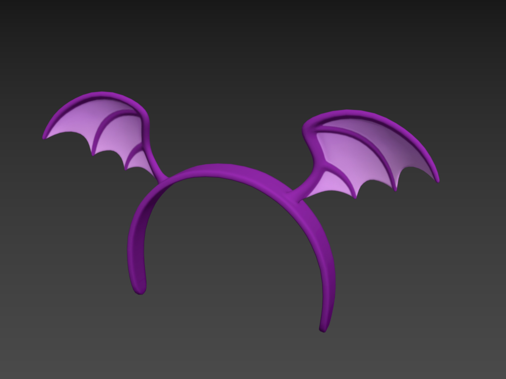 Bat Wing Headband by BariaCG | 3DOcean