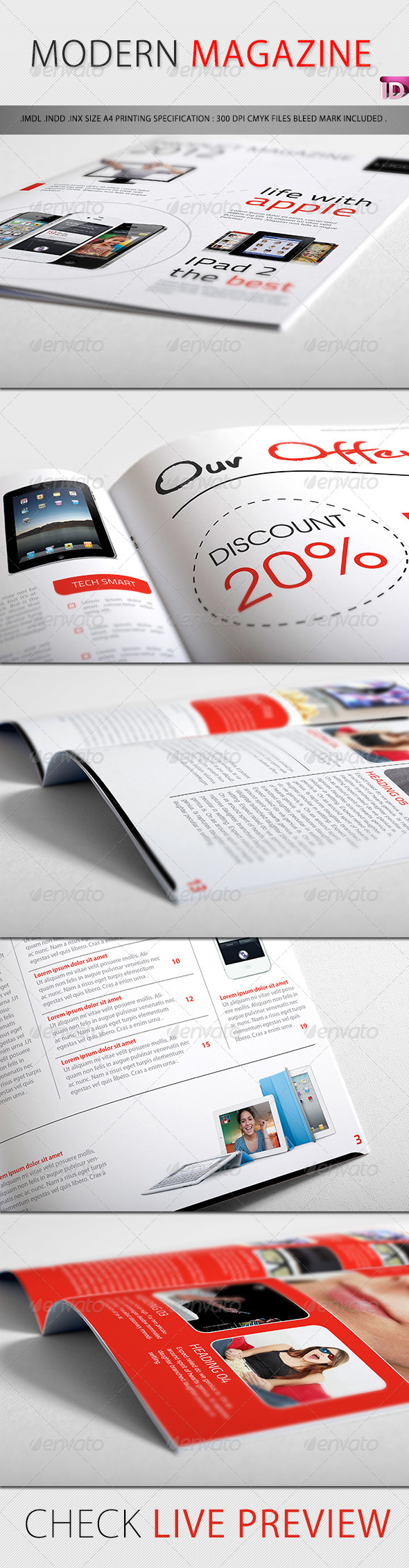 Modern Magazine - Magazines Print Templates