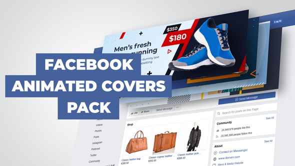 Facebook Animated Covers Pack / Product Promotions