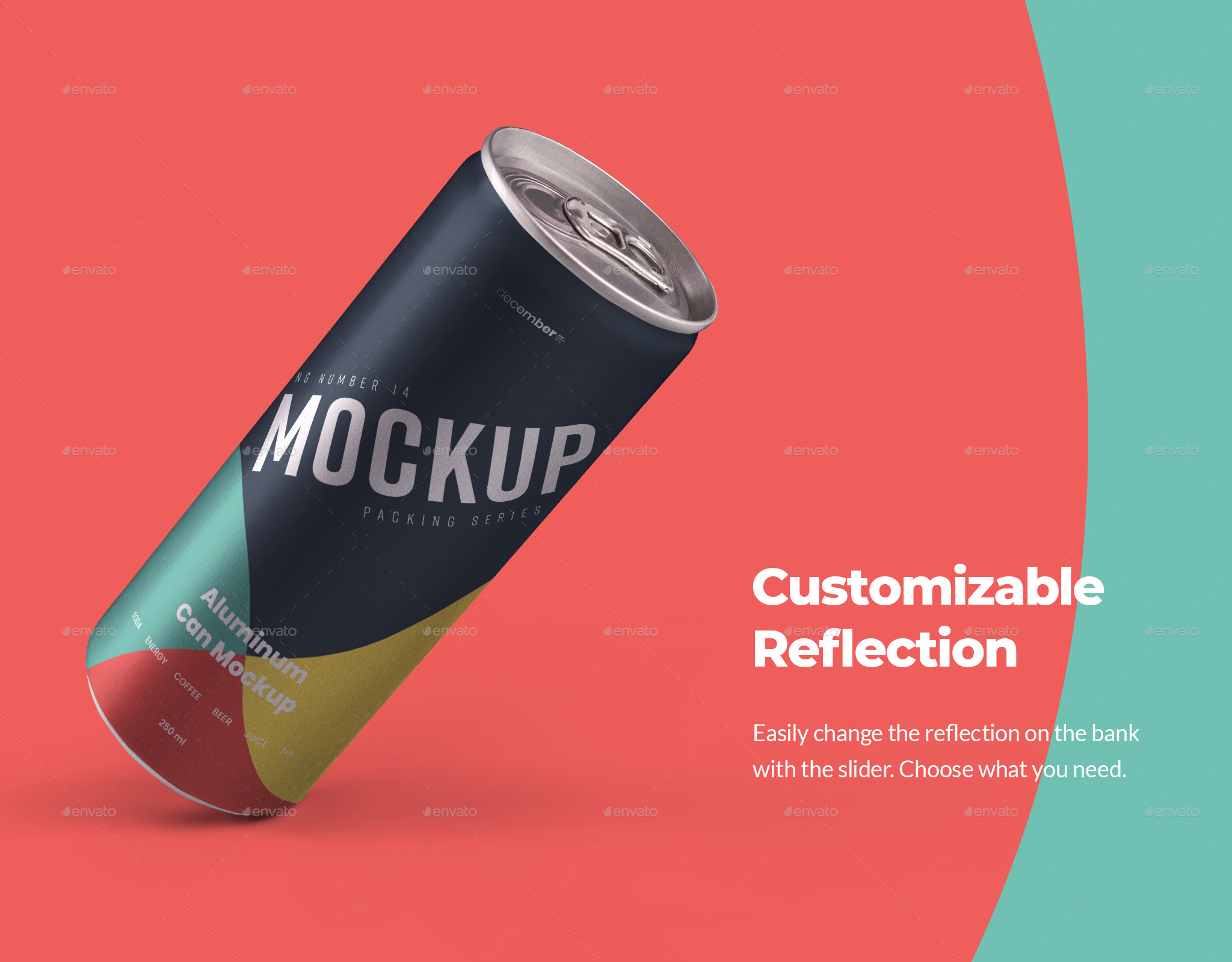 Download 10 Mockup Aluminium Can 250 ml With Water Drops by Oleg_Design | GraphicRiver