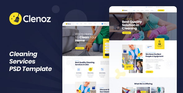 Clenoz - Cleaning - ThemeForest 26802676
