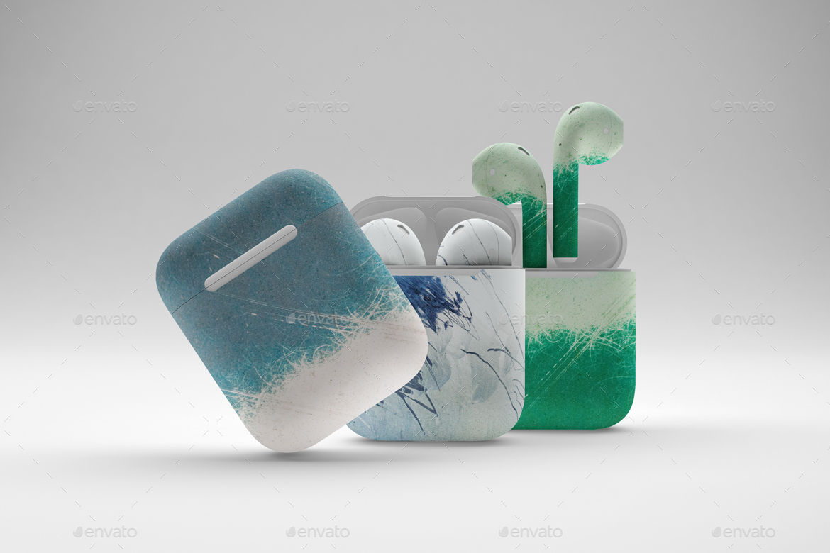 Clean Pods Mockup V.2, Graphics | GraphicRiver
