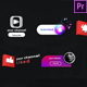Youtube Stylish Subscribe Pack-Premiere Pro - VideoHive Item for Sale
