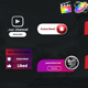 Youtube Modern Subscribes Elements - VideoHive Item for Sale