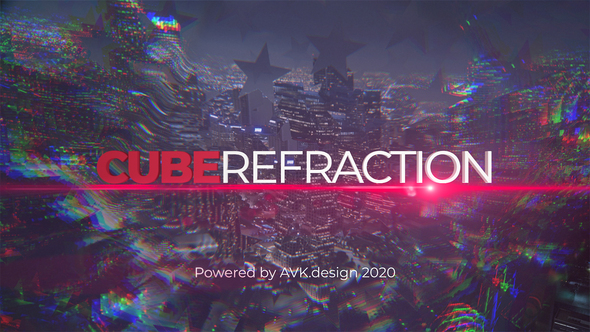 Cube Refraction - VideoHive 26830032