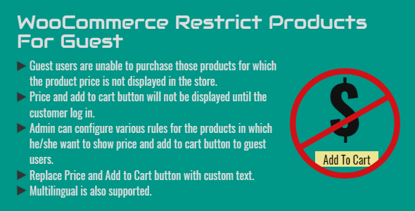 WooCommerce Restrict Products For Guest