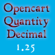 Opencart Quantity Decimal Masic