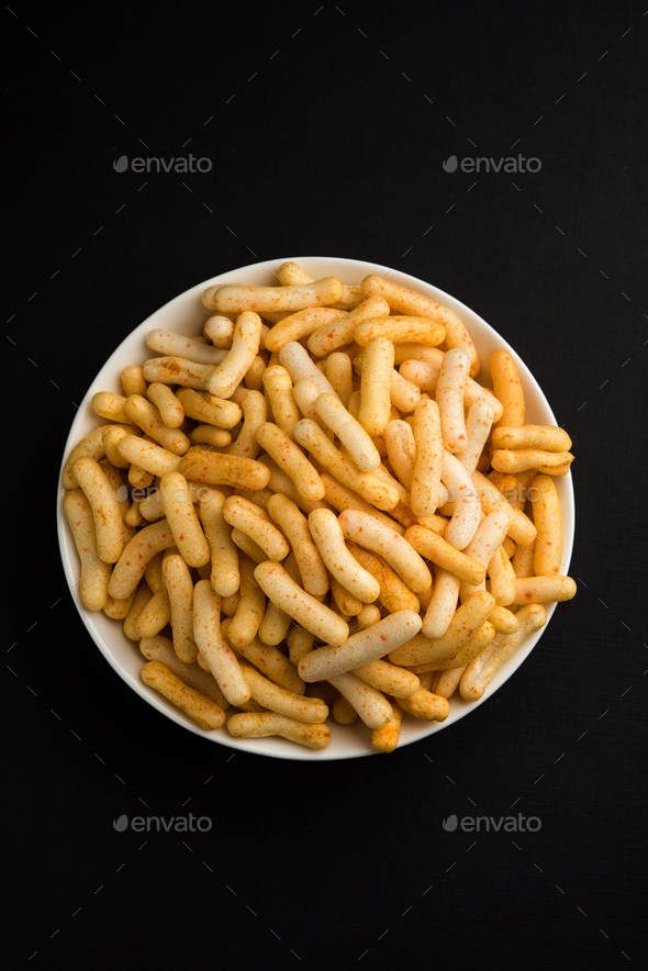 Puffed Rice Snacks Stock Photo by stockimagefactory PhotoDune