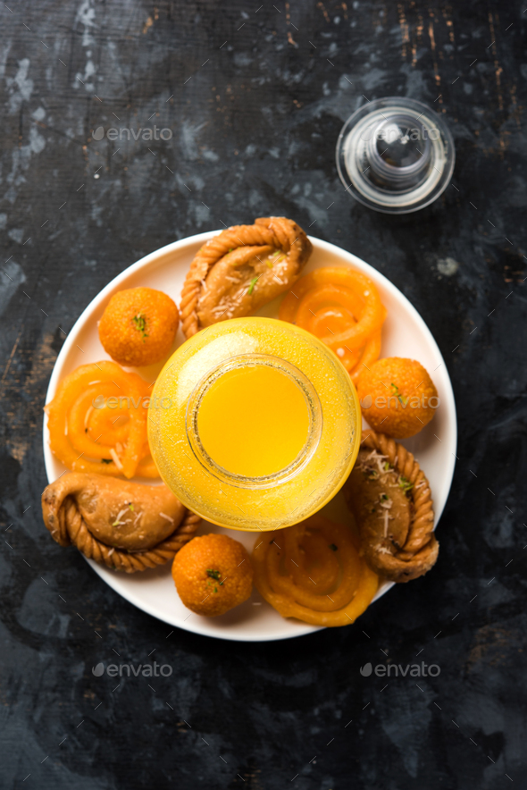 Indian Sweets with Ghee Stock Photo by stockimagefactory PhotoDune