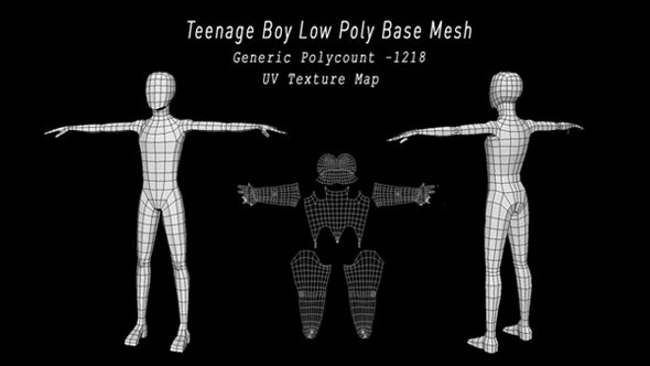Teenage Boy Low - 3Docean 26842386