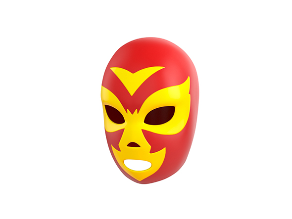 Wrestling Mask - 3Docean 26842826