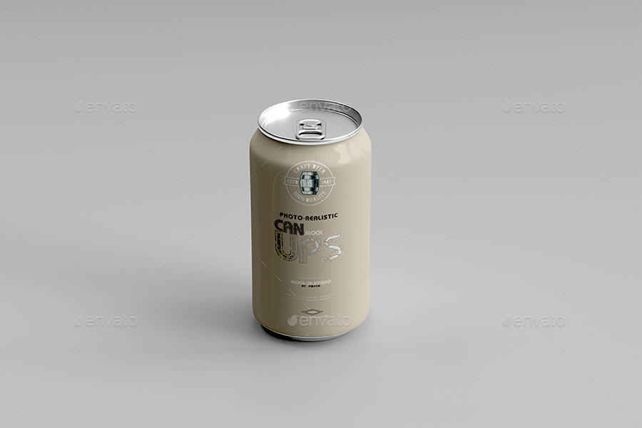 Can Mockups 330ml Graphics Graphicriver