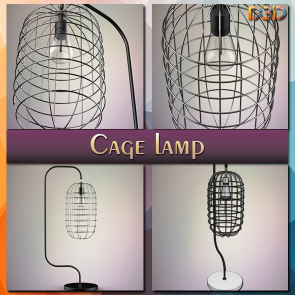 Cage lamp - 3Docean 26843295