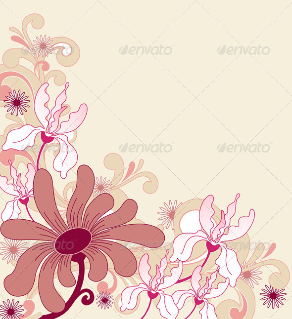 Background with Flowers - Flowers & Plants Nature