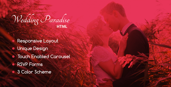 Wedding Paradise - ThemeForest 17102236