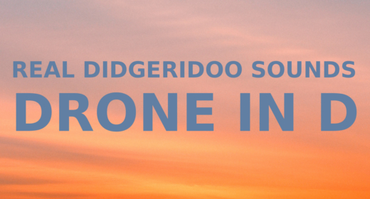 Real Didgeridoo Drone in D