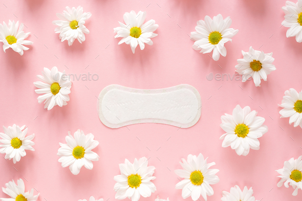 Menstruation and women everyday hygiene concept - Stock Photo - Images