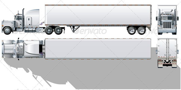 Cargo Truck by Mechanik | GraphicRiver