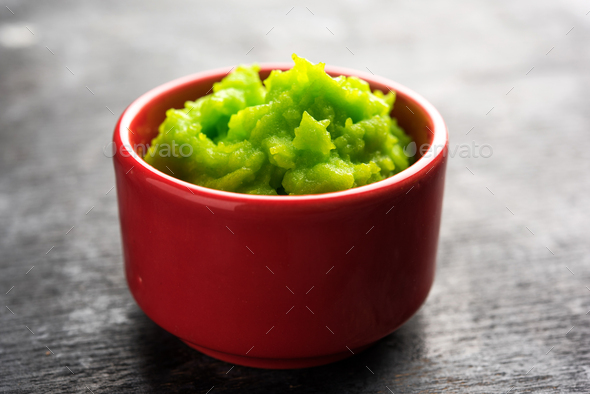 Wasabi Sauce - Stock Photo - Images