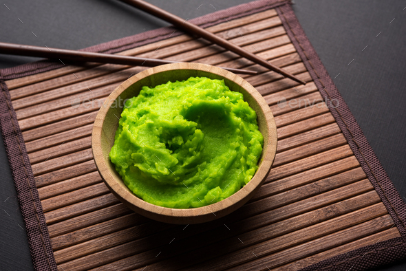 Wasabi Sauce - Stock Photo - Images
