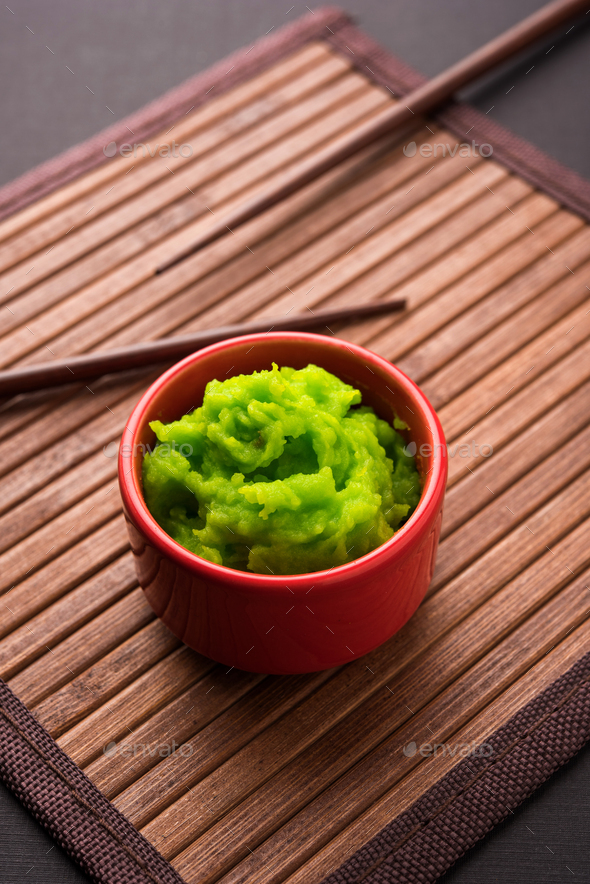 Wasabi Sauce - Stock Photo - Images