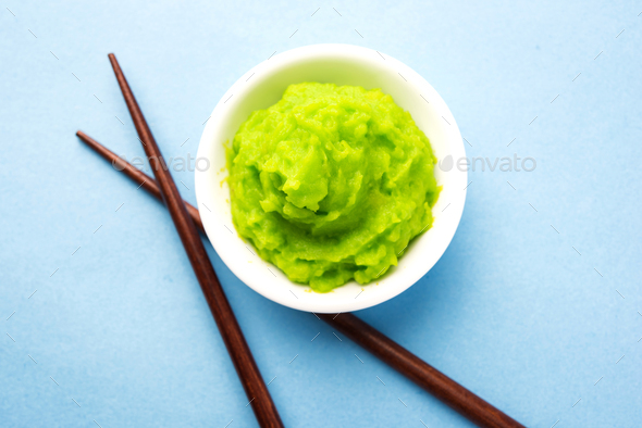 Wasabi Sauce - Stock Photo - Images