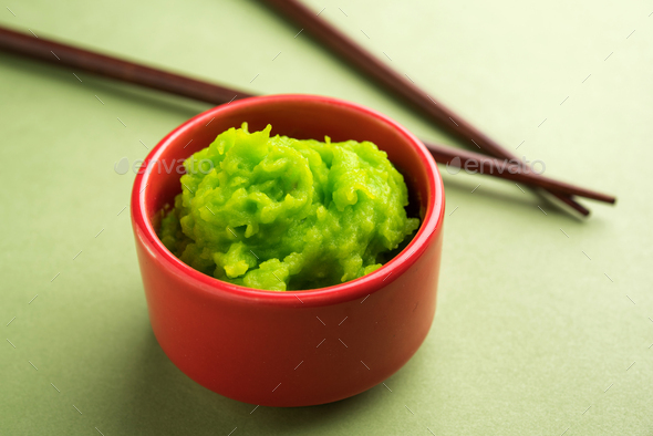 Wasabi Sauce - Stock Photo - Images