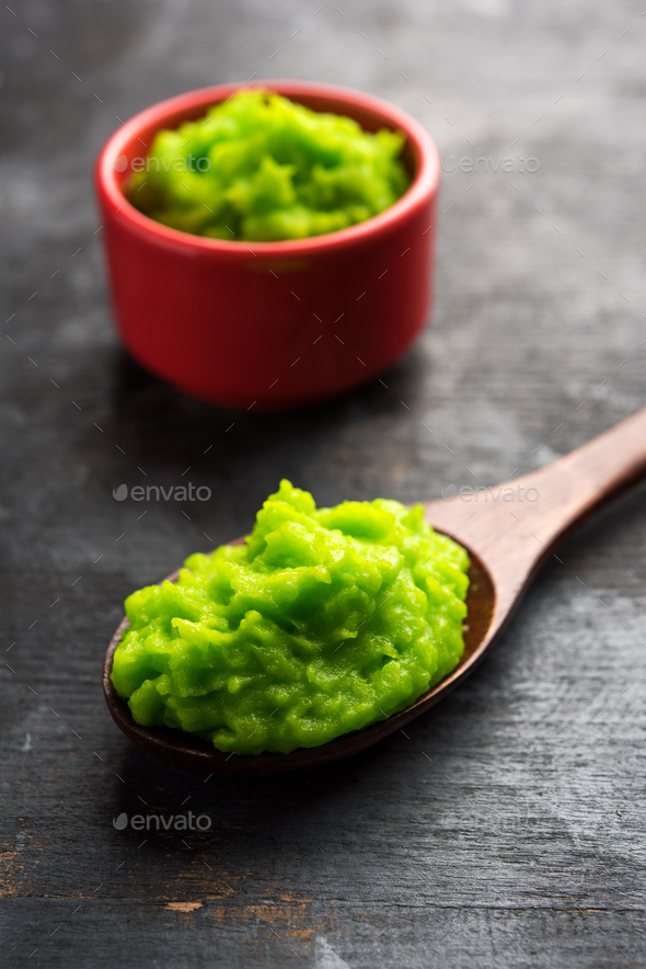 Wasabi Sauce - Stock Photo - Images