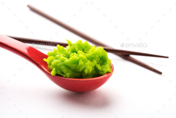 Wasabi Sauce - Stock Photo - Images