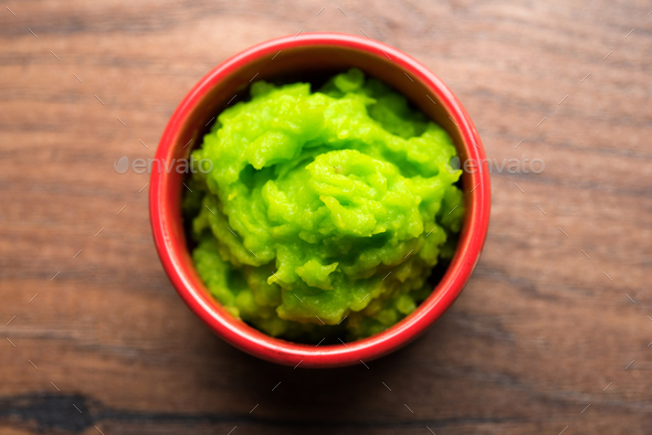 Wasabi Sauce - Stock Photo - Images