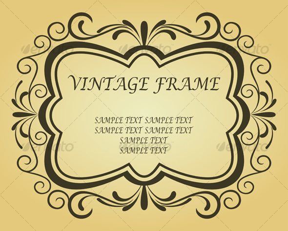 Vintage frame - Decorative Vectors