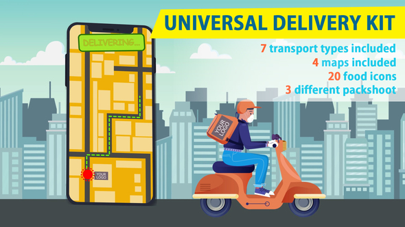 Food Delivery Service - VideoHive 26855415
