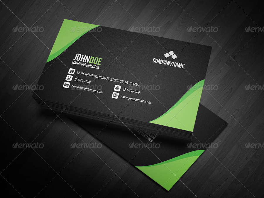 New QR Code Business Card, Print Templates | GraphicRiver