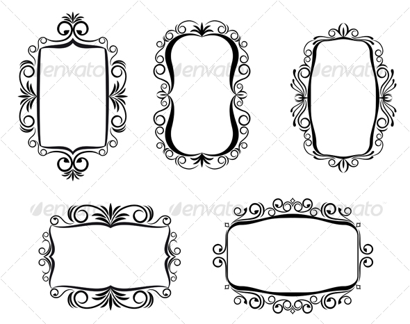 Vintage frames - Decorative Vectors