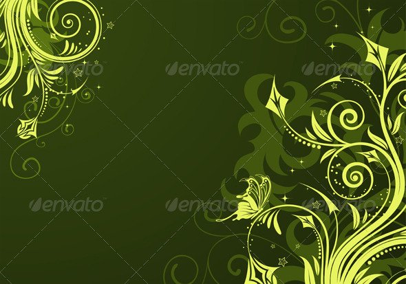Floral background - Backgrounds Decorative