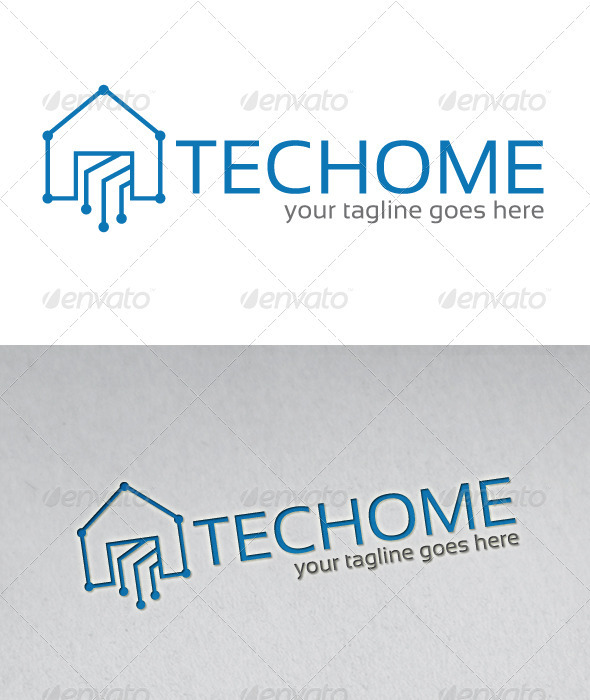 Techome Logo - Buildings Logo Templates