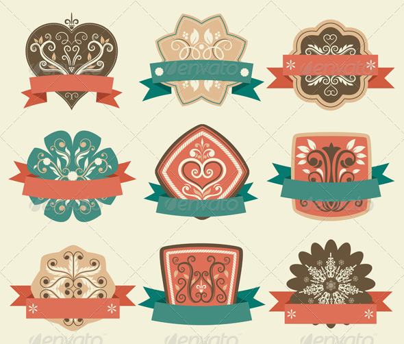 Retro Vintage Labels